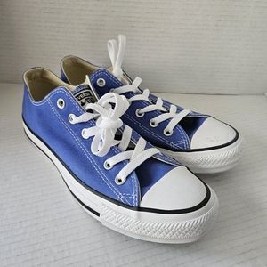 Converse All Star Chuck Taylor Low Top blue sneakers M7 W9 New
